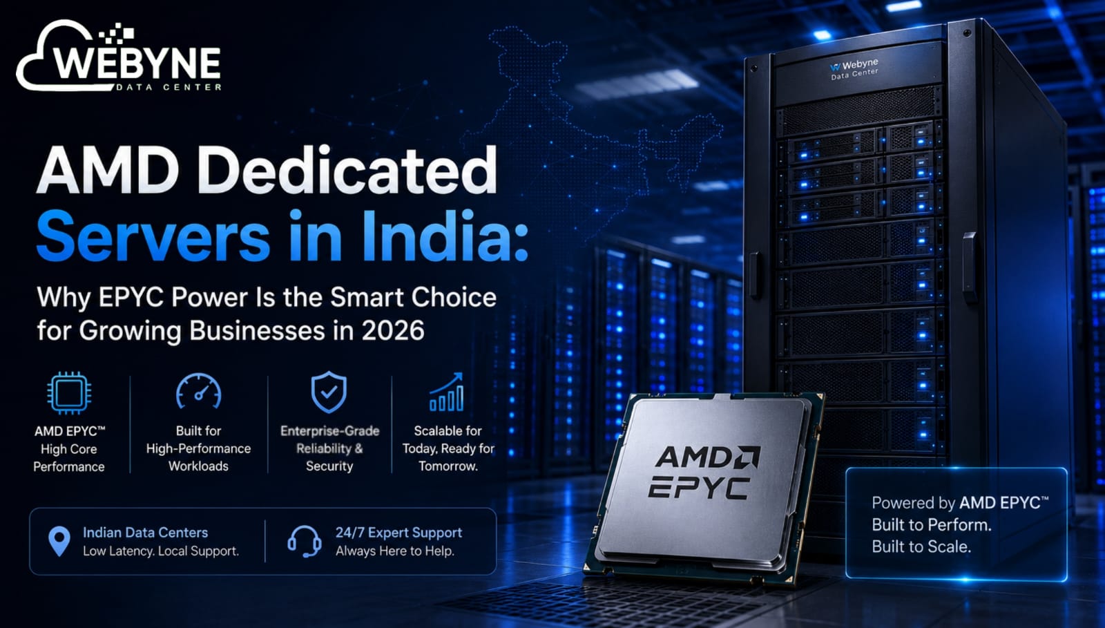 AMD Dedicated Servers in India: Why EPYC Power Is the Smart Choice for Growing Businesses in 2026
