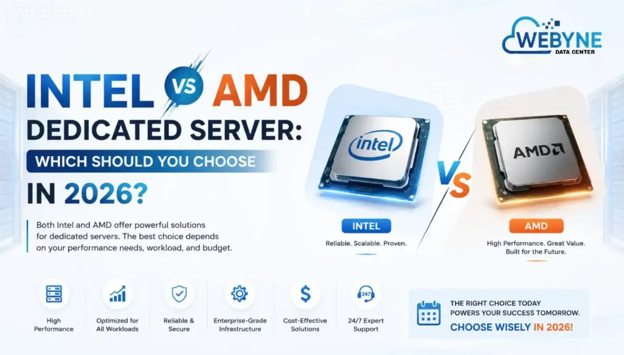 Intel vs AMD Dedicated Server: Which Should You Choose in 2026?